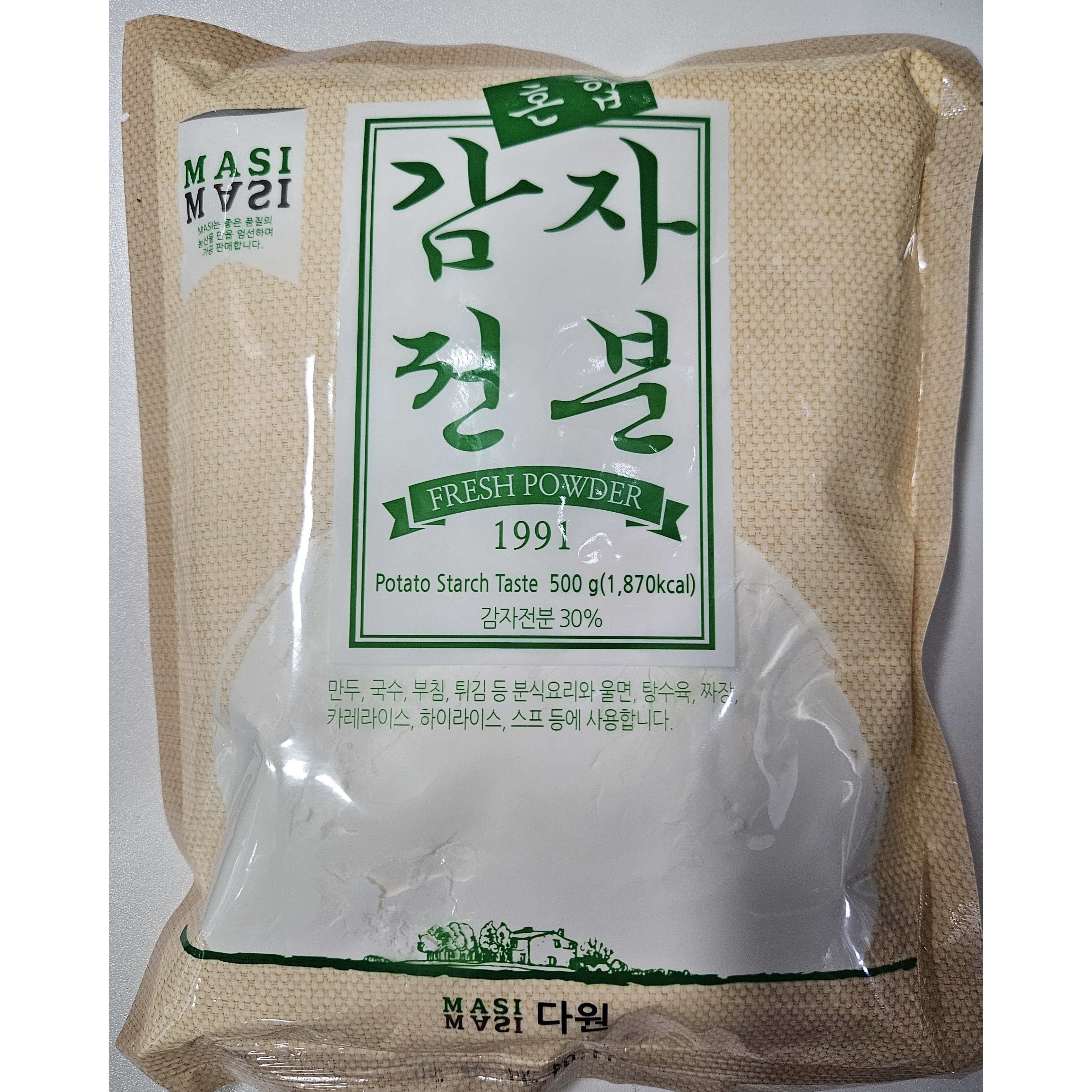 혼합 감자전분(다원 500g) 탕수육 짜장 튀김 가루 1,880원