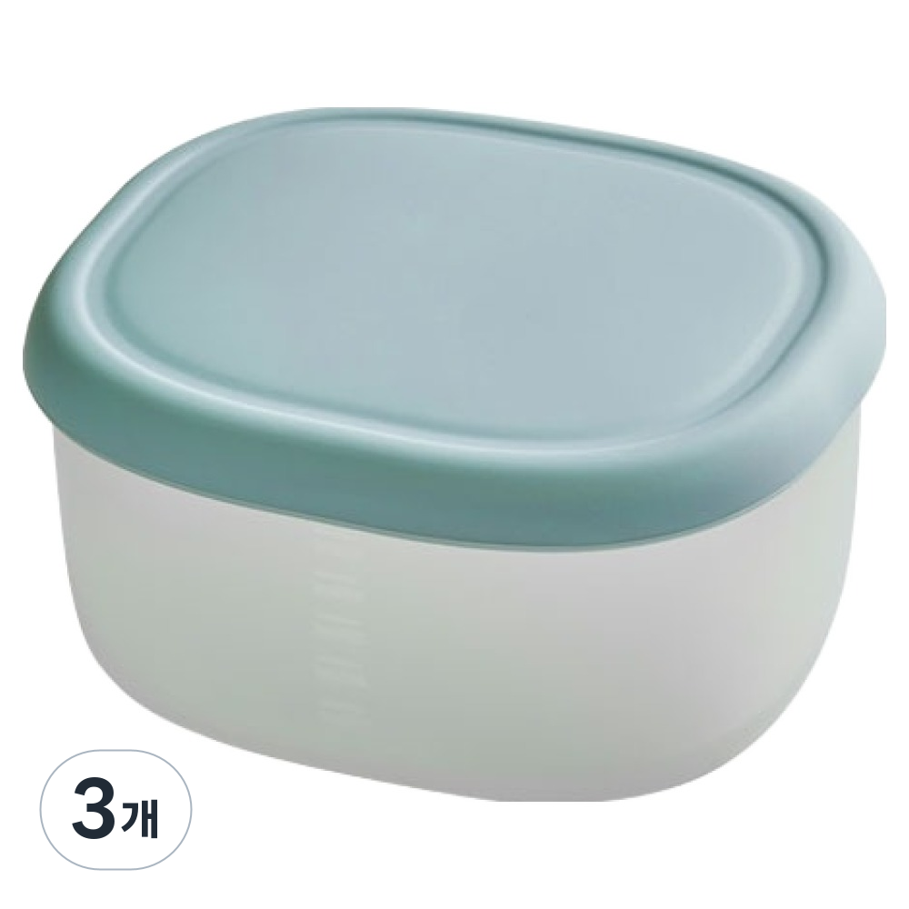실리팟 실리콘 밀폐용기 블루버블 대 148 x 120 x 70mm, 3개, 단품 38,100원