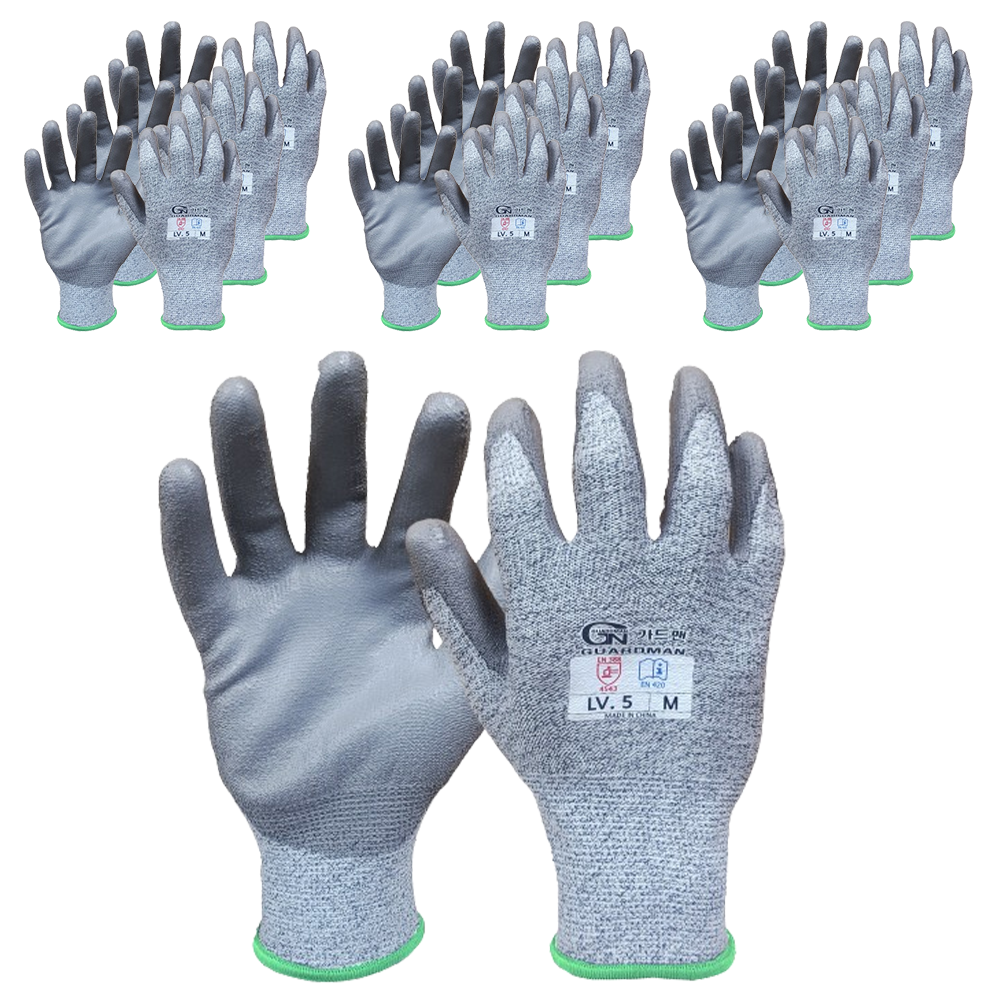 가드맨 컷레벨5 절단방지 코팅장갑 양손착용 세트 29,900원