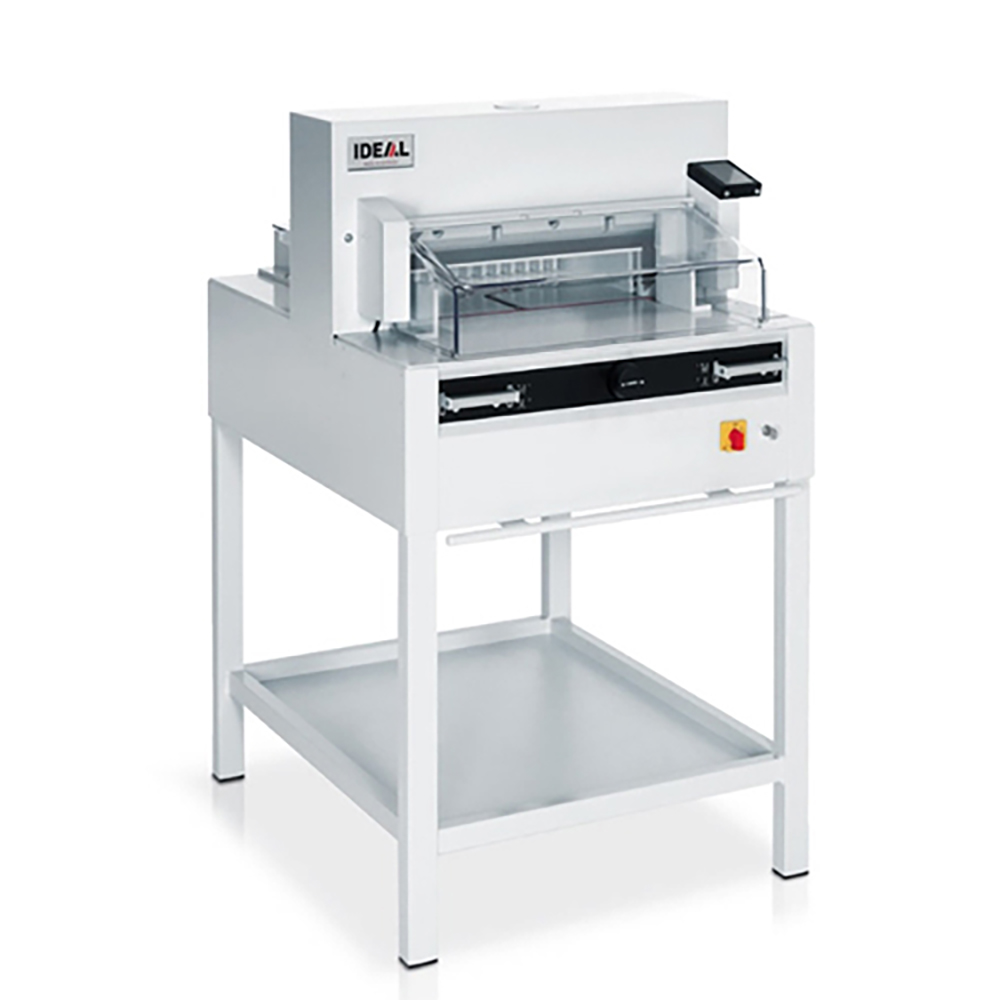 전동식 자동재단기 IDEAL 4855 독일정품 터치패드 안전장치 14,300,000원