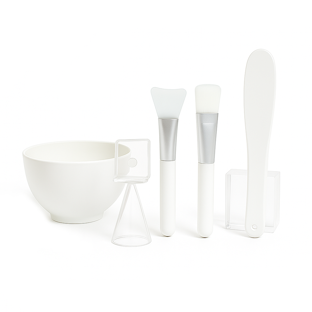 와일드 몬스터 모델링 팩 도구 5종 세트 실리콘 팩볼 팩브러쉬, 화이트 6,000원