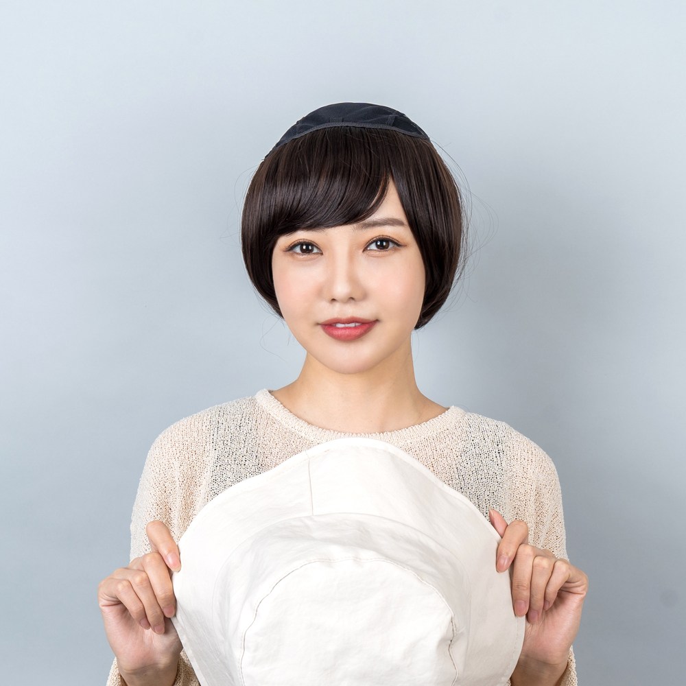 가발닷컴 멀티햇 가발 보브컷 모자가발 여자가발 항암가발 49,800원