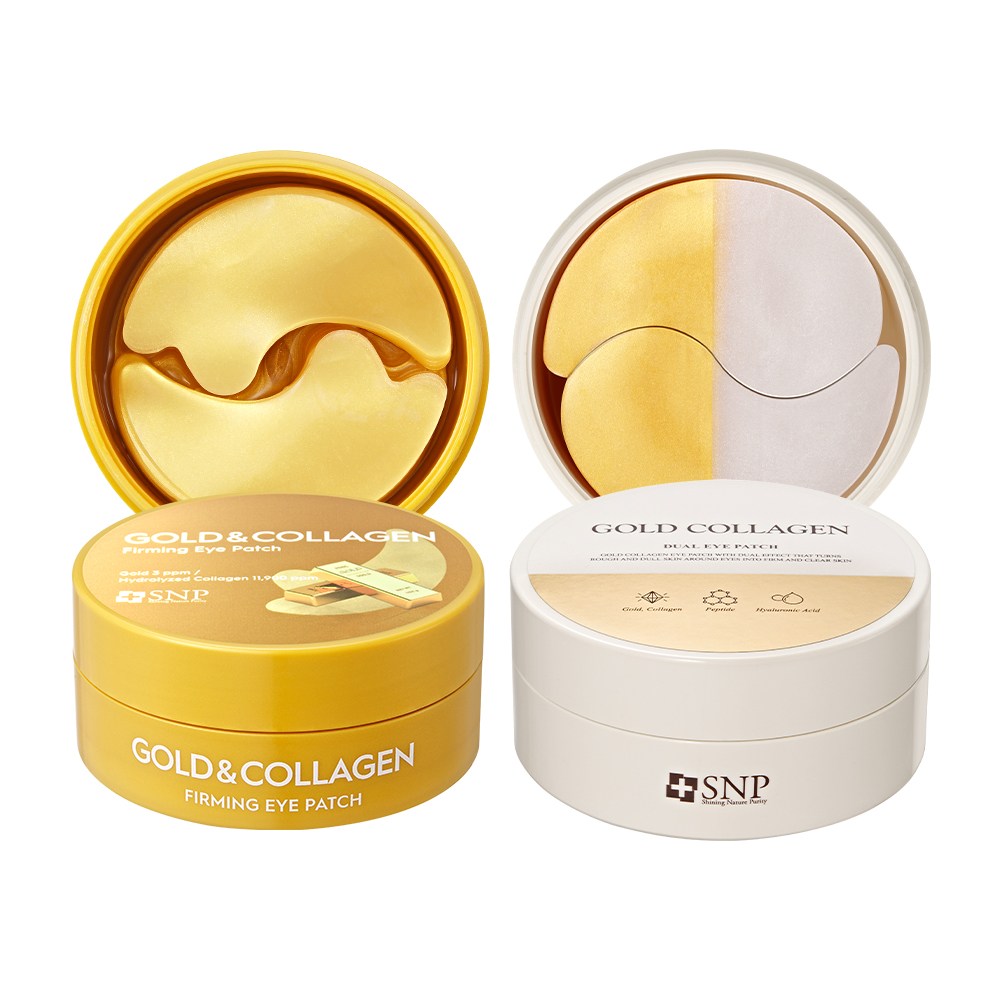 [SNP] 골드 앤 콜라겐 퍼밍 아이패치 + 골드 콜라겐 듀얼 아이패치 20,180원