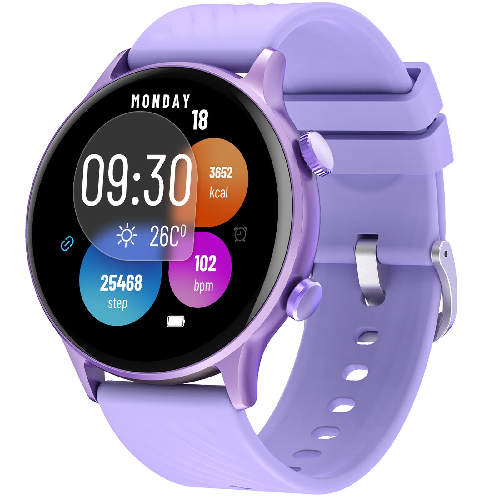 Seefer 원형 스크린 스마트 핸드 밴드 인코더 버튼은 IP68 방수 123 가지 운동 모드 메시지 알림 건강 모니터링 지원 사용자 정의 다이얼 메시지 알림 29,990원