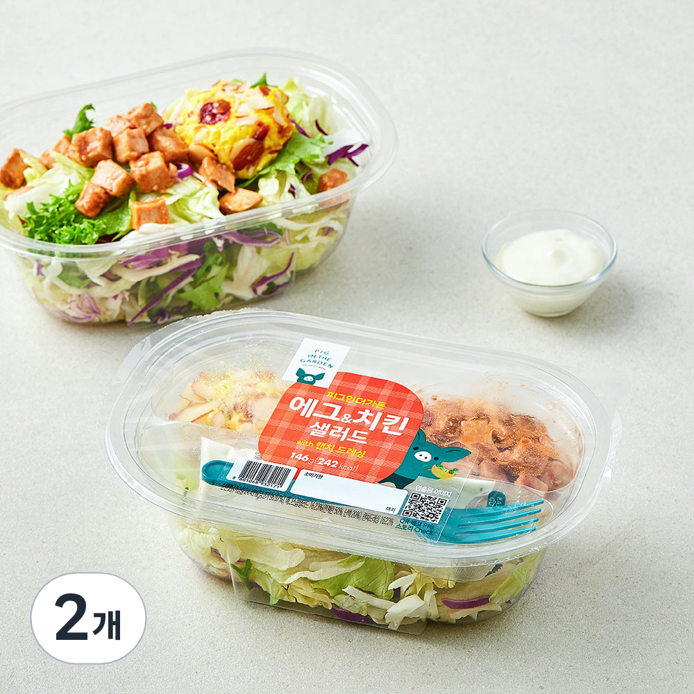 [로켓프레시] 피그인더가든 에그 & 치킨 샐러드 8,710원