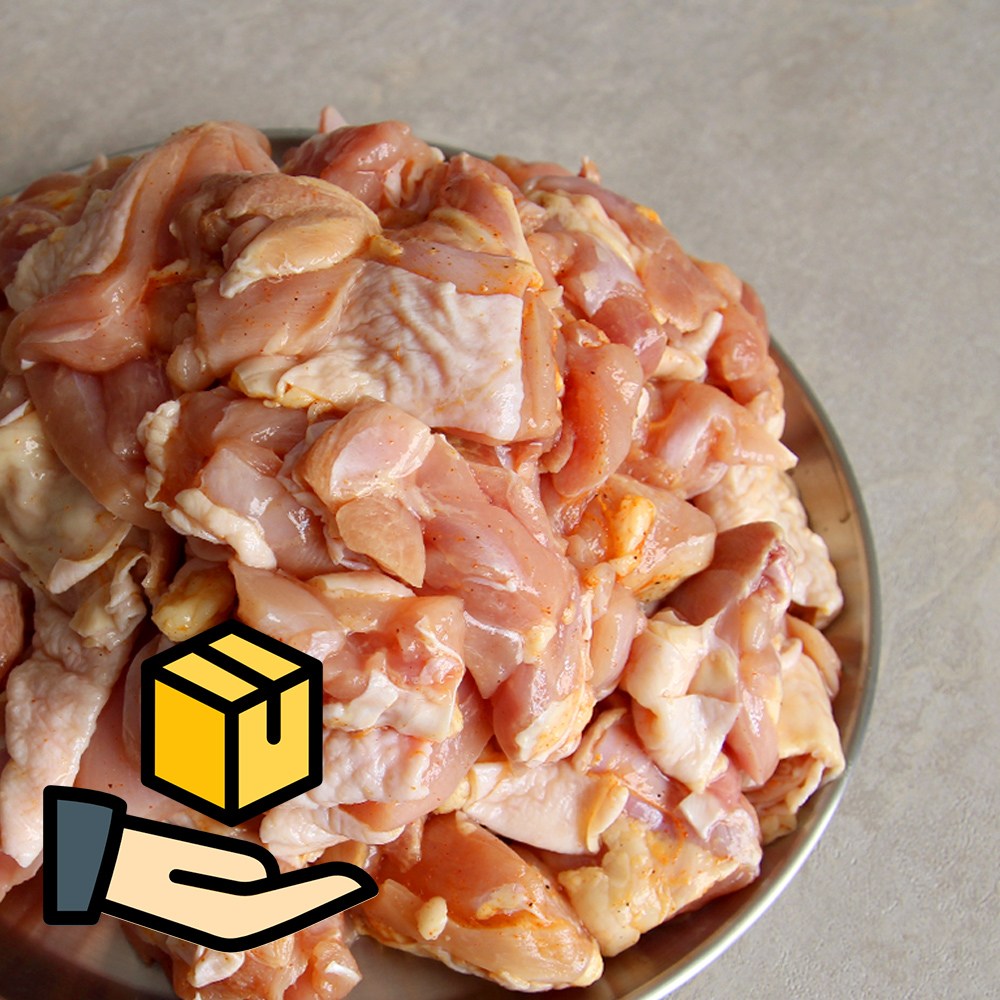 닭정육 염지 절단 조각 염지닭 12kg 100,000원