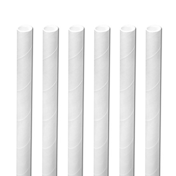 종이빨대 7mm 21cm 벌크포장 화이트 1봉 5,200원