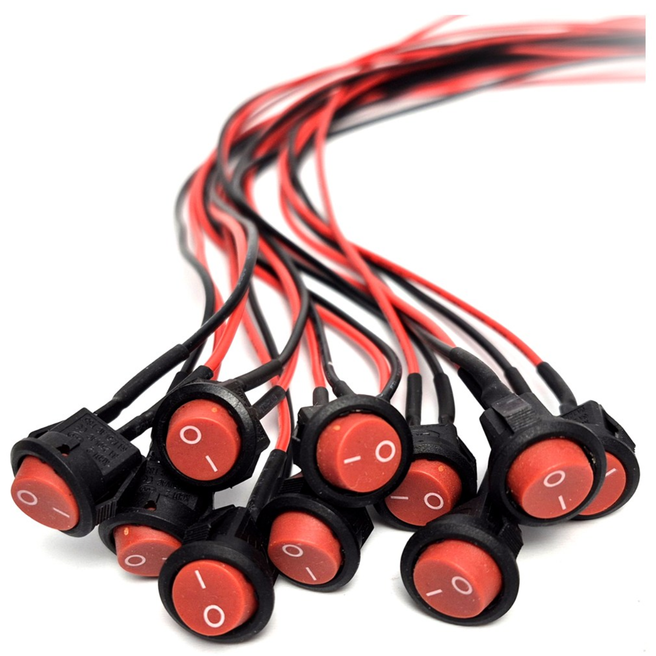 NEW버전 소형 스위치 전기 전원 똑딱이 전원 누름버튼 10개 묶음 33,900원