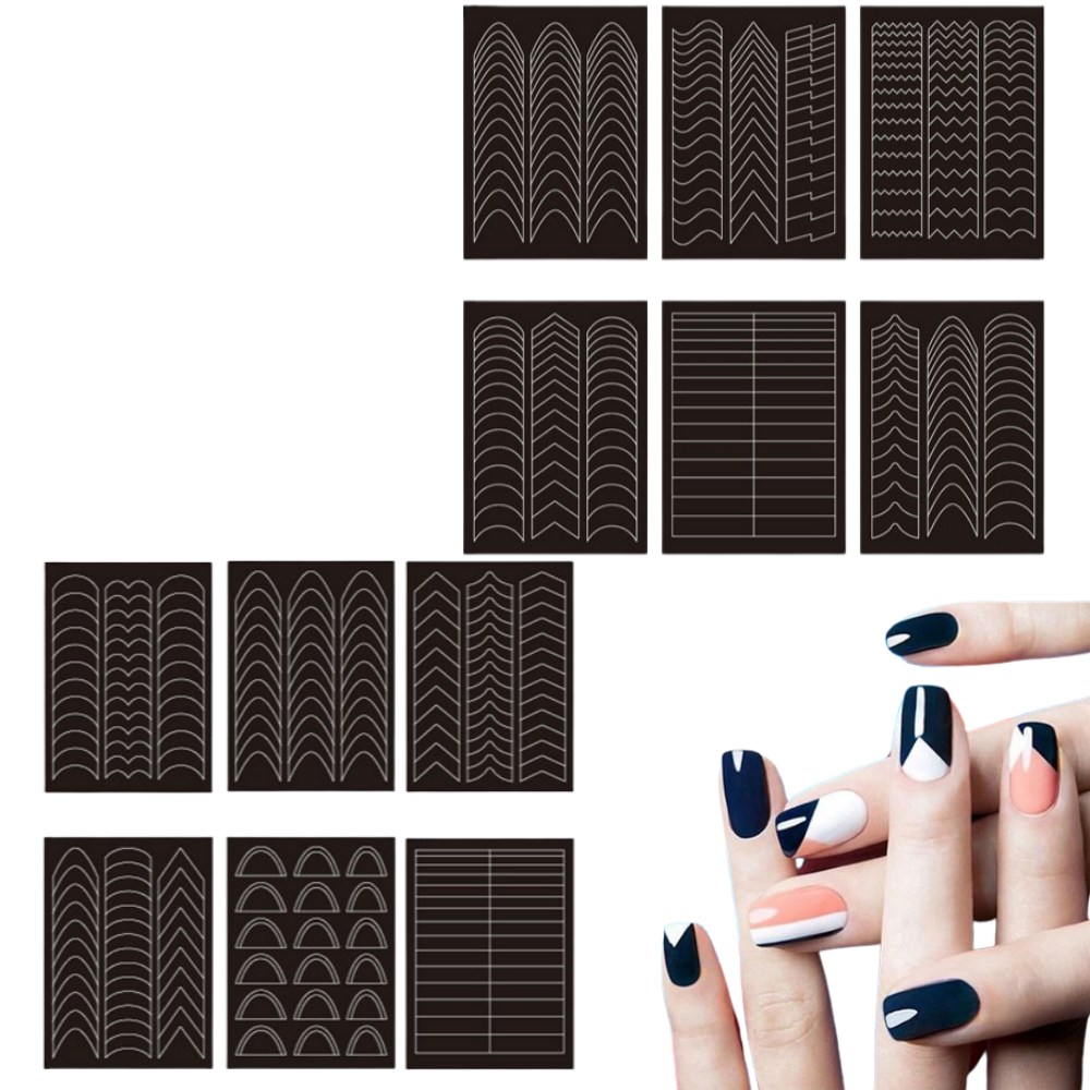 바이유즈 네일아트 가이드라인 스티커 라인테이프, 1개, 블랙 6,900원