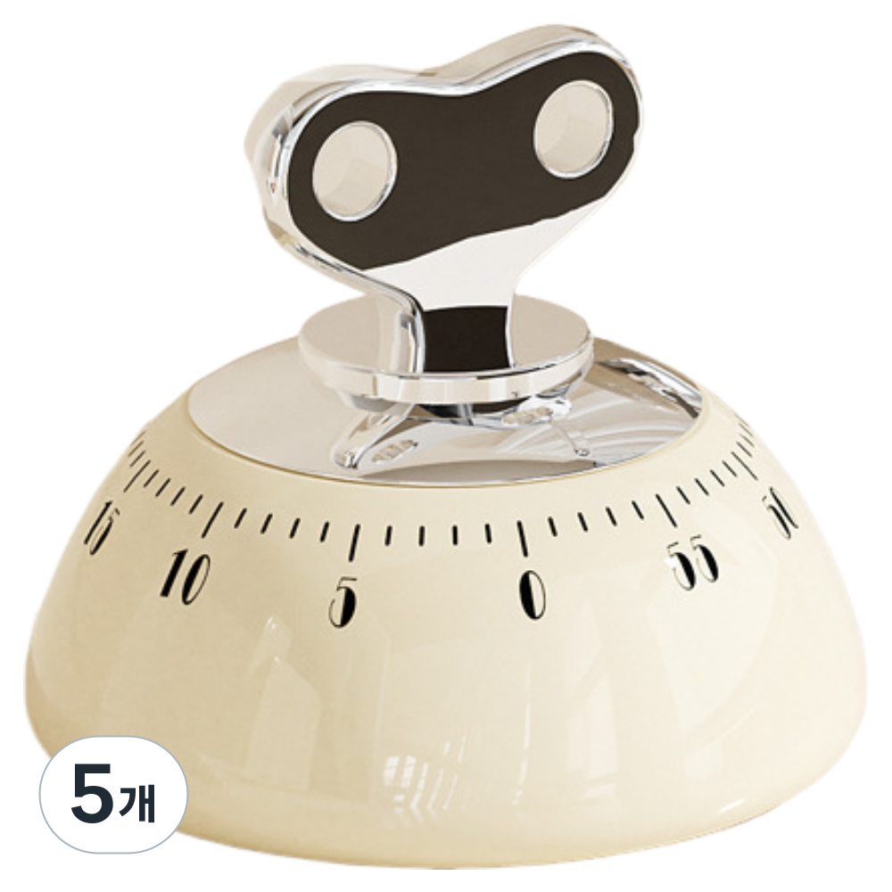 레트로자석주방타이머 기계식배터리없이 벨소리큰 주방계시기 49,800원