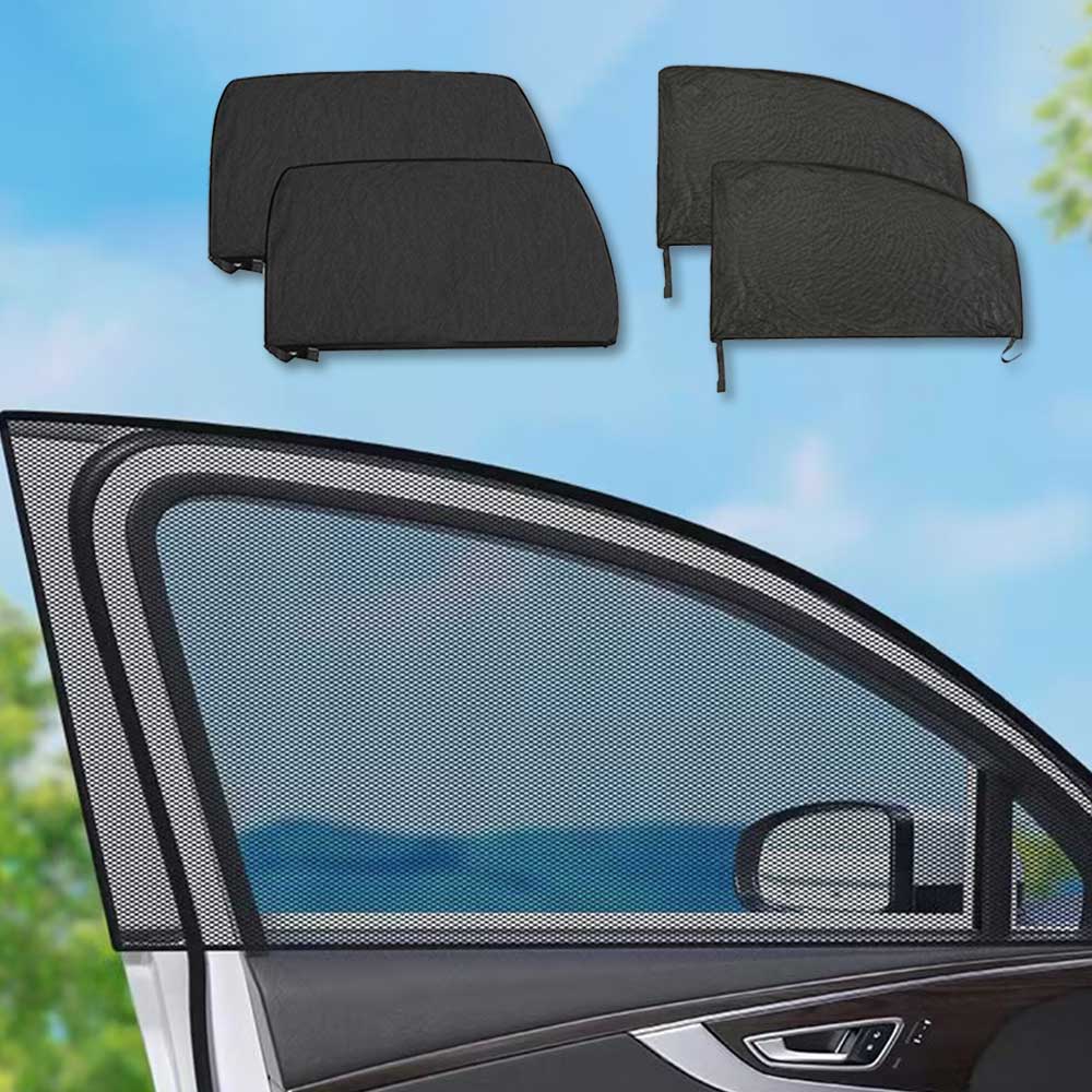 TENET 차량용 모기장 방충망 겸 햇빛가리개 1 세트 4개 고탄력 업그레이드 도톰 커튼 11,800원