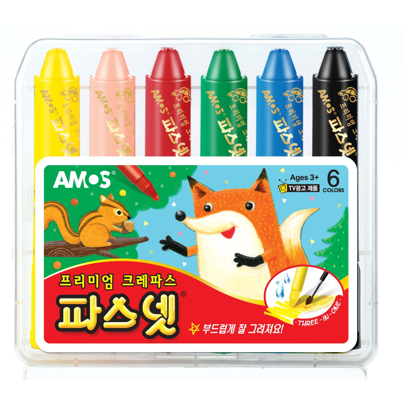 아모스 파스넷 크레파스 6색 18,640원