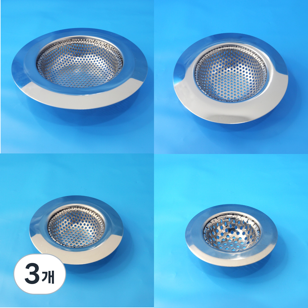 띵크프로덕트 싱크대 세면대 화장실 배수구 거름망, 3개, 1개 17,380원