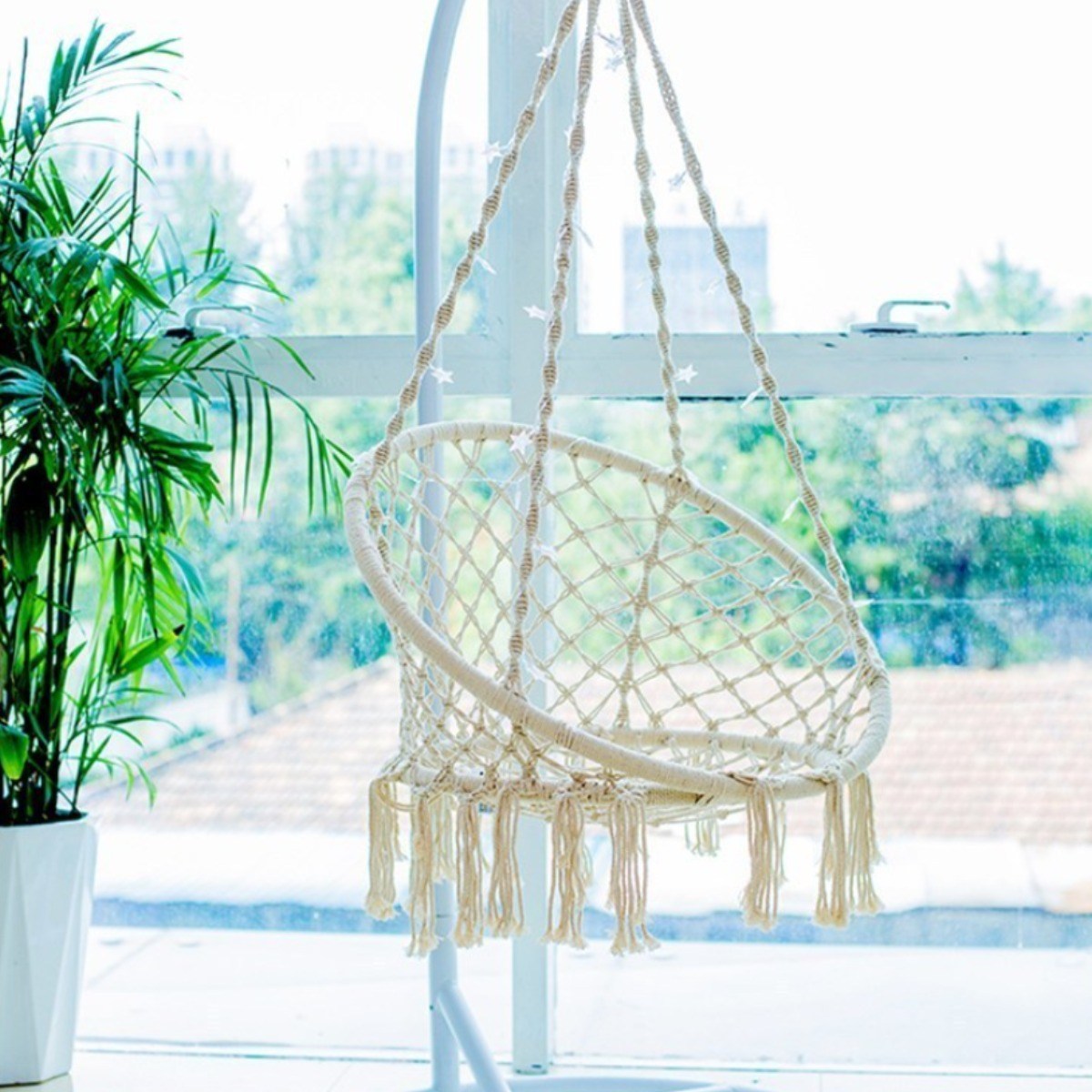 마카마 노르딕 st 네트 스윙 체어 그물 그네의자 행잉 내부용 그네 실내그네의자 324,000원