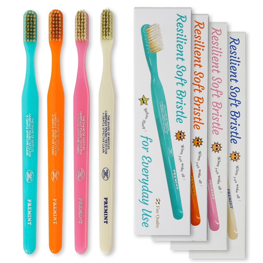 PREMINT 프레민트 프리미엄 칫솔 4종(아쿠아,오렌지,핑크,아이보리블루), 1개 32,000원