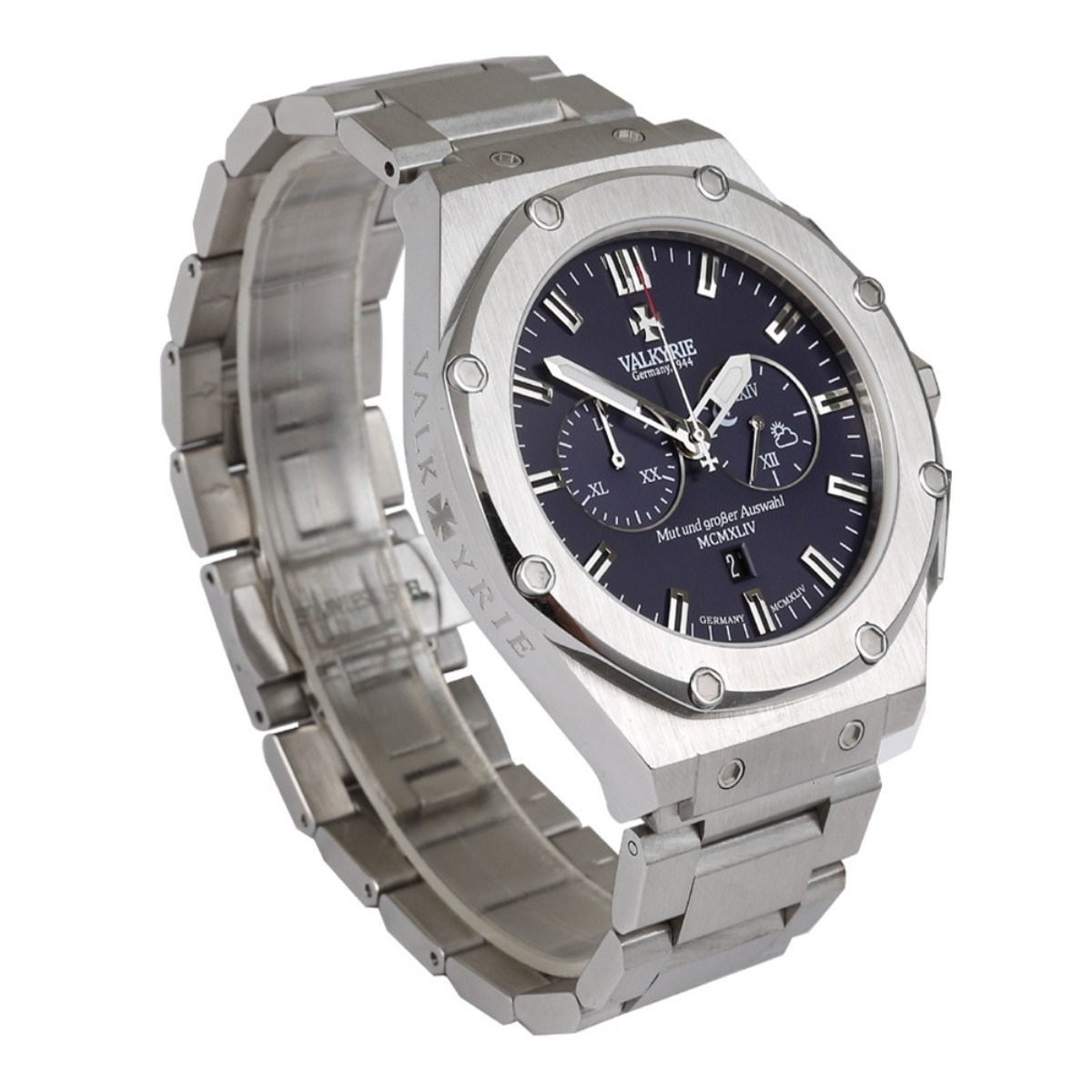 발키리 다스크로노 VALKYRIE DAS CHRONO V-7070SSPM (남성용 시계) 실버메탈밴드+가죽밴드 516,000원