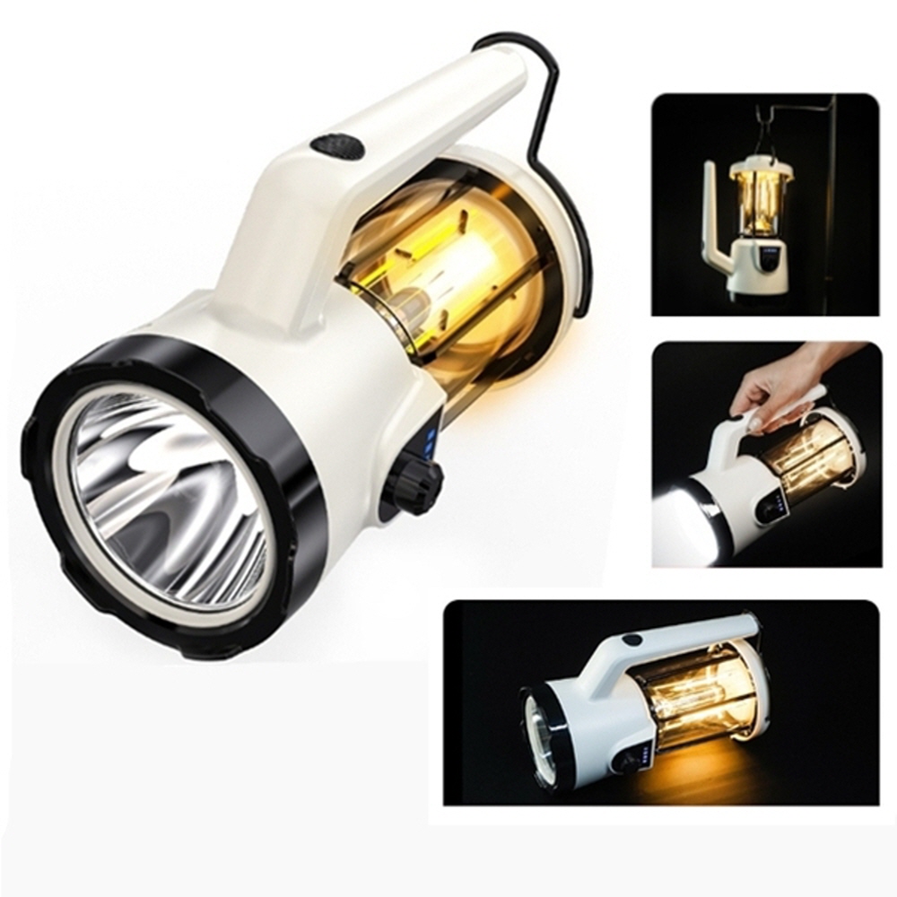 에스앤탑 충전식 LED 캠핑 랜턴 조명 캠핑등 손전등, 1개, 혼합색상 23,990원