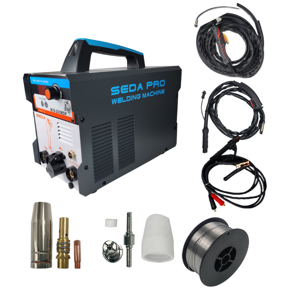세다 소형 논가스 미그 아크 플라즈마절단 다기능 용접기 MIG-200MDP 세트 473,850원