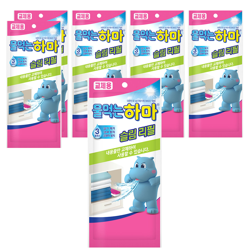 물먹는하마 슬림 리필, 150g, 6개 13,420원