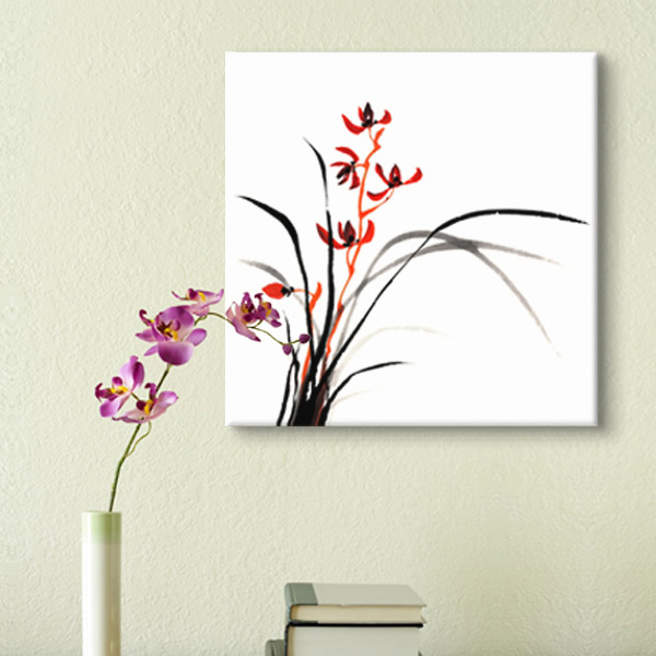 꾸밈 cu022-동양화꽃노프레임 액자 27,840원