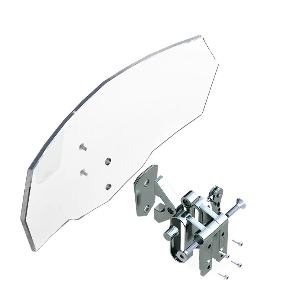 락모터스 오토바이 윈드스크린 2세대 대형 보조스크린 범용 쉴드 바람막이 스쿠터 바이크 연장스크린 19,800원