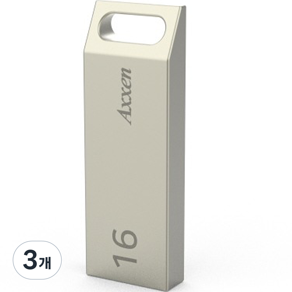 액센 U26 메탈블럭형 USB메모리 U26, 16GB, 3개 22,080원