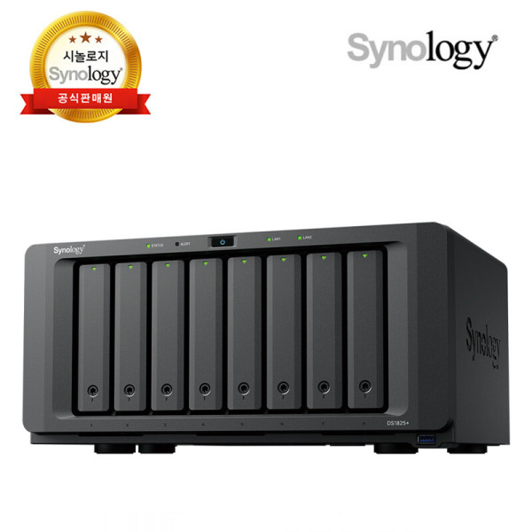 시놀로지 Synology DS1825+ 나스 NAS 8BAY 하드미포함 (정품) 1,939,000원