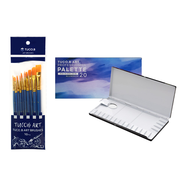 투코비 아트 브러쉬 10종 + 투코비 알루미늄 팔레트 세트 15,800원