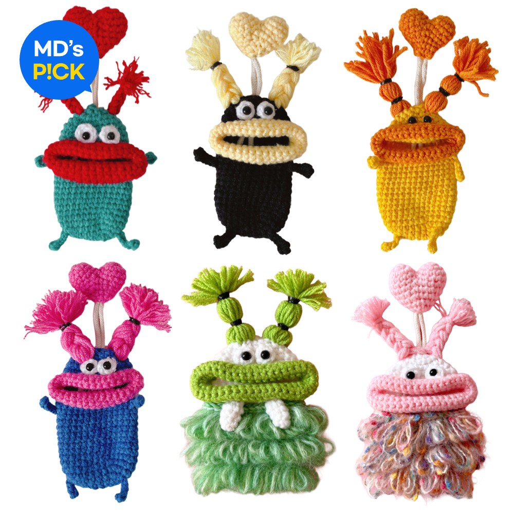 누누마켓 몬스터 차키 보호 케이스 뜨개 키링 키홀더 키파우치 7,900원