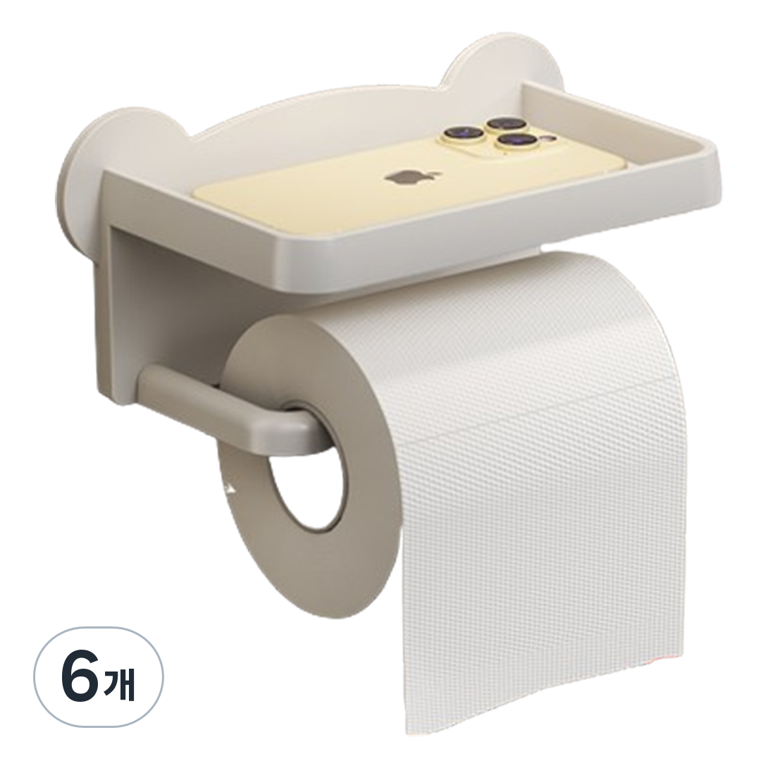 해피이지 욕실 무타공 이층 롤휴지걸이 홀더 59,190원