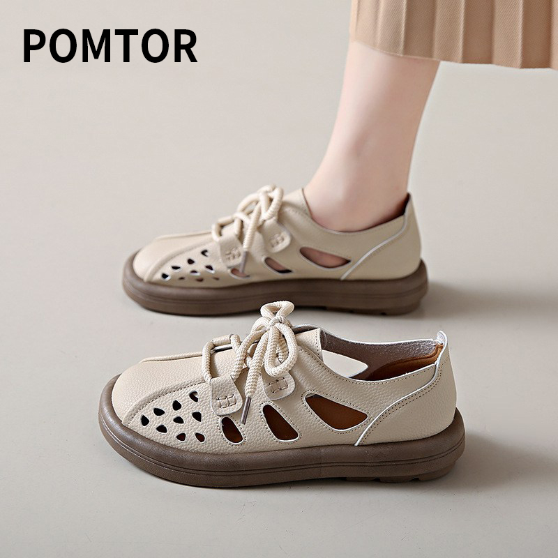 POMTOR 여성샌들 통굽 여름신발 여름 여성 푹신한 발편한 샌들 여름 경량 샌들 여성운동화 여름샌들 26,380원