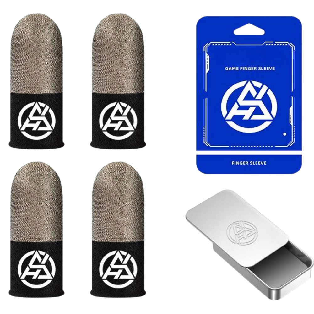 다담다담 스마트폰 게이밍 손가락 골무, 4개, 그레이 8,900원