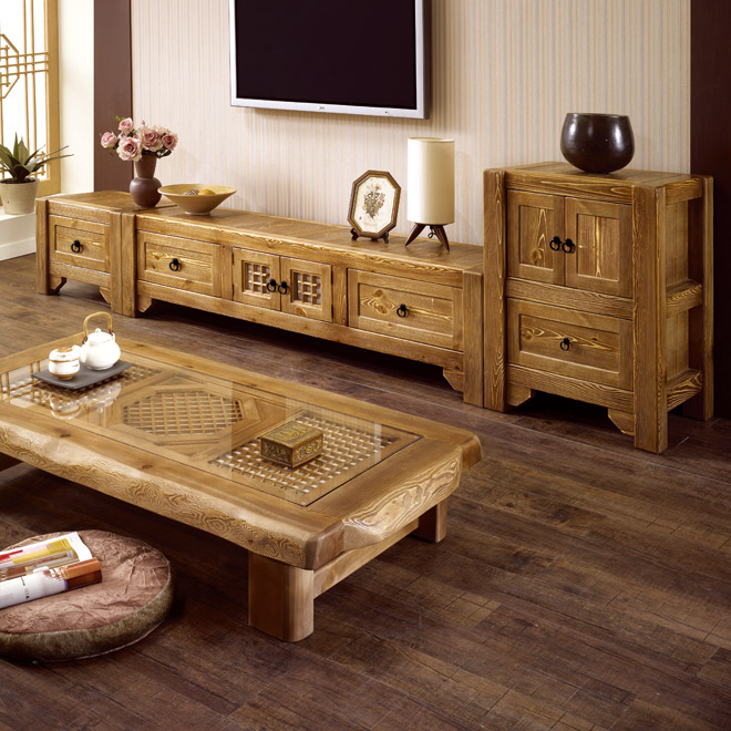 우리목 고거실장세트 문 3PC 2,202,000원