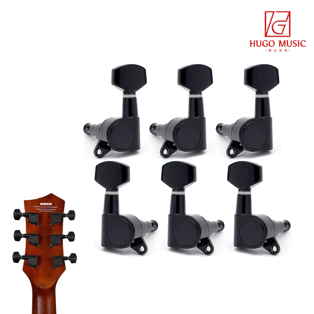 위고뮤직 통기타 헤드머신 GE-156 블랙 튜닝 손잡이 기타수리부품 2,000원