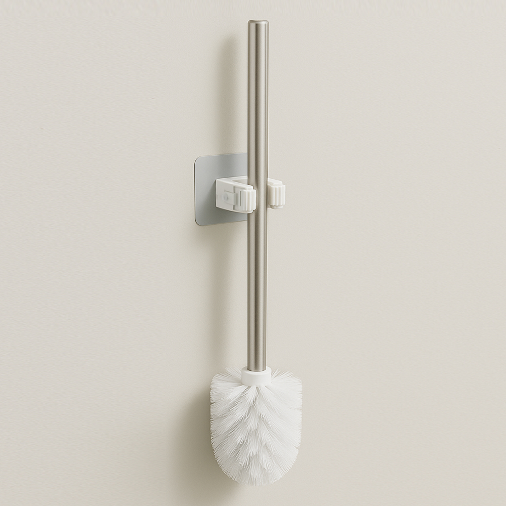 위더스욕실용품 스테인리스 변기솔 + 후크홀더 세트, 화이트, 1세트 2,990원