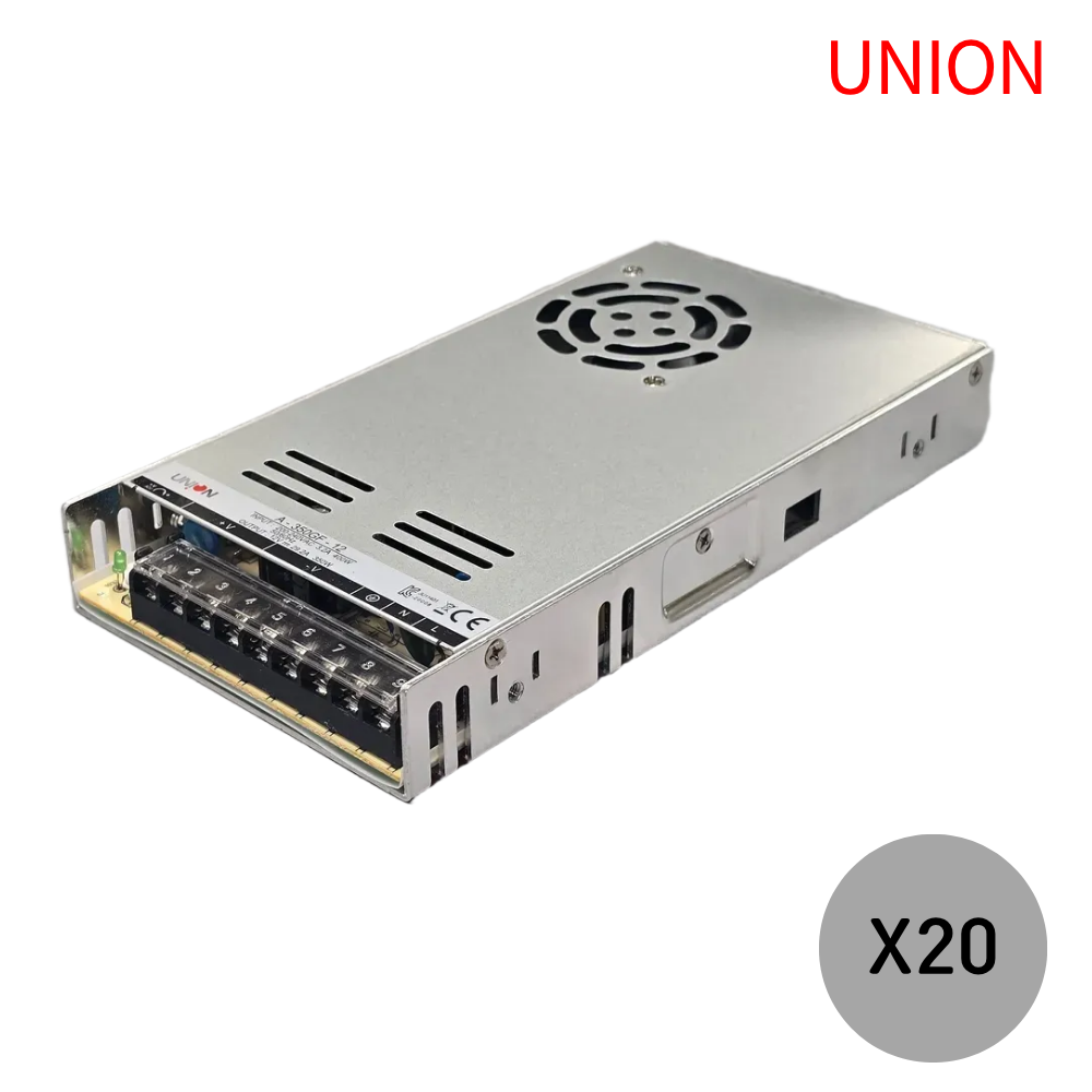 유니온 비방수 SMPS 12V 350W LED안정기 컨버터 전원공급기 아답터, 20개 875,000원