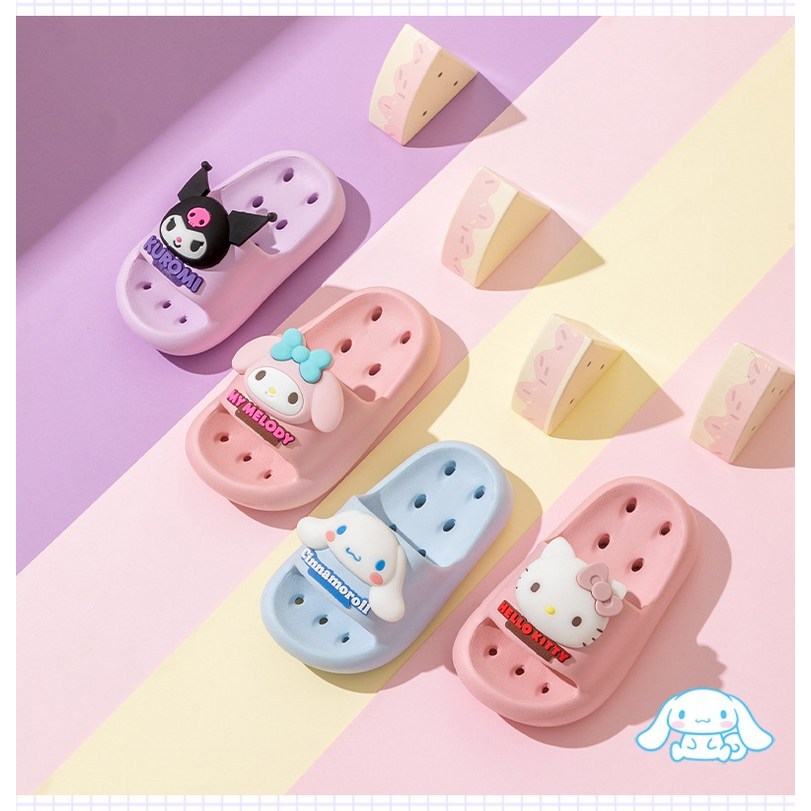 다나에 산리오 아동용 성인용 EVA 물빠짐 슬리퍼 욕실화 10,900원