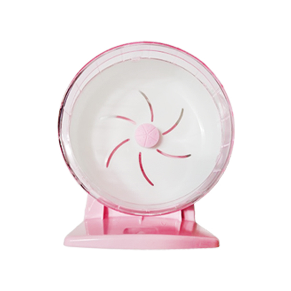 쳇바퀴 다람쥐 골든 햄스터 마라톤휠 무소음 소형, 1개, 핑크, 현재가 9,900원