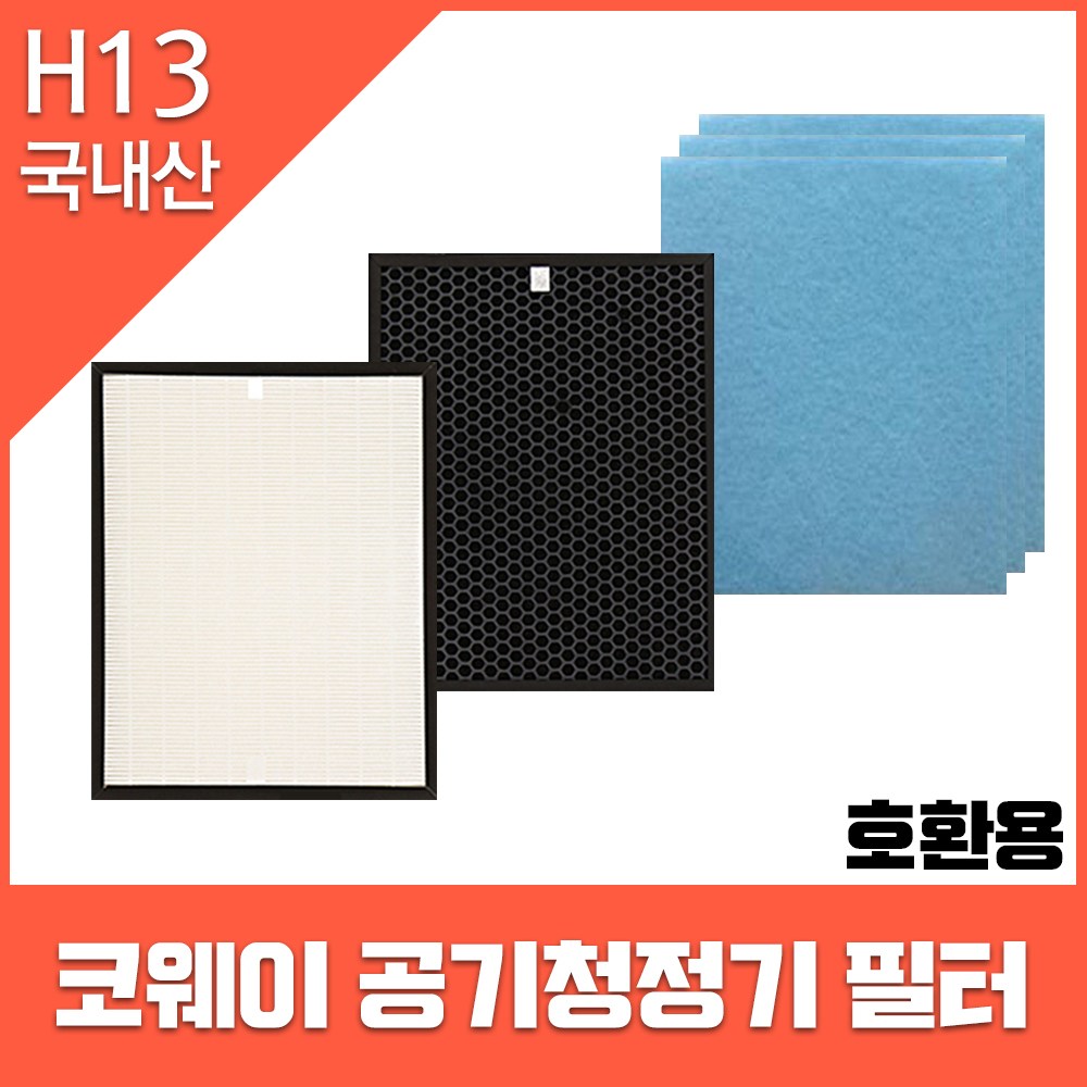 코웨이 공기청정기필터 AP-1018F 1년SET 헤파1+탈취1+기능성3 호환용 28,200원