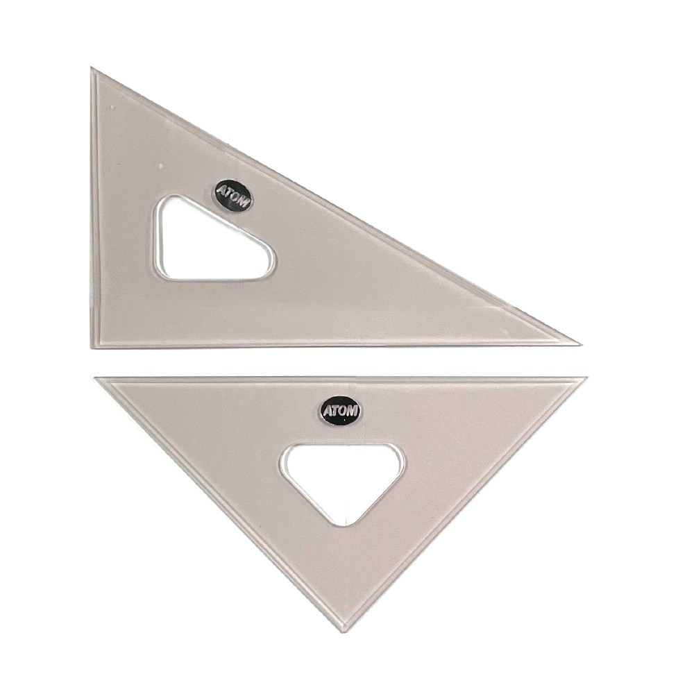 아톰 삼각자/눈금없음 [15cm/S150/2개한세트] 고급 3,700원