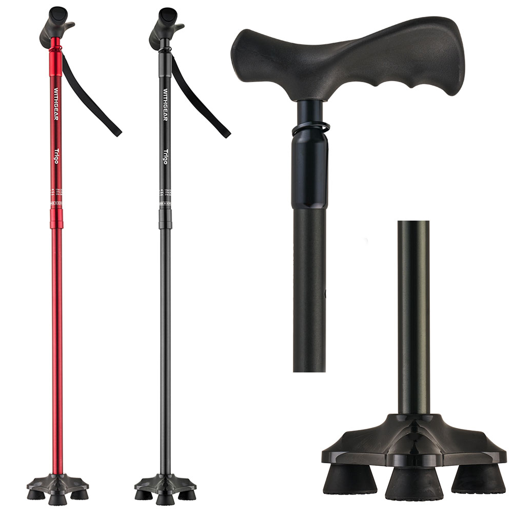 위드기어 트리고 (오른손) 삼발 RCEC1 3발 지팡이 국내 제작(국산) 남자용 여자용 오른손 노인 할아버지 할머니 의료용 명품 어르신 안전손잡이 74,000원