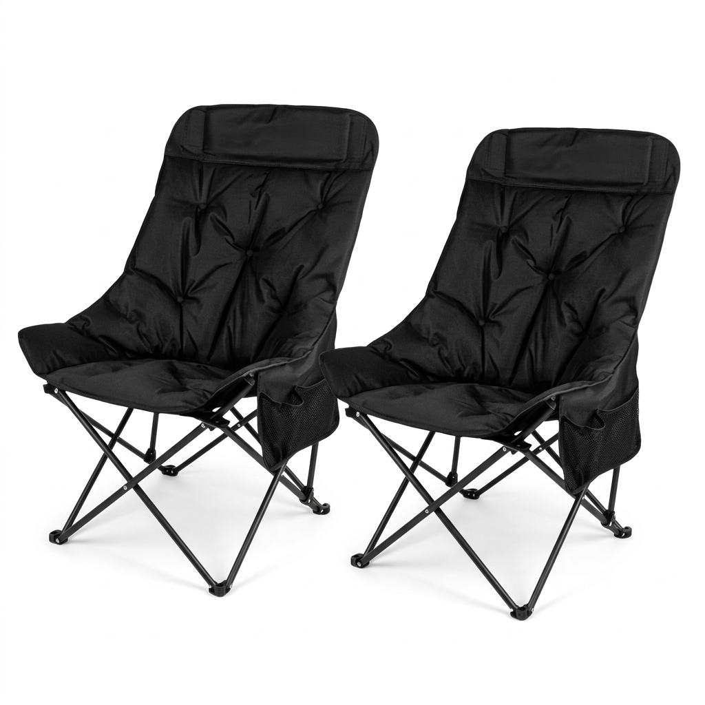 라이프리듬 1+1 쿠션 캠핑 의자 접이식 초경량 릴렉스 체어 낚시 피크닉 38,790원