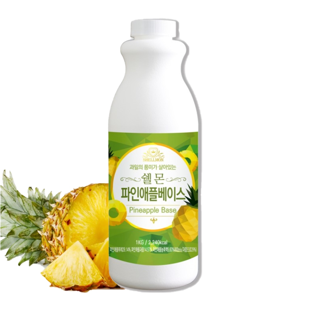 VMB 쉘몬 과일 농축액 베이스 파인애플 1kg 23,590원