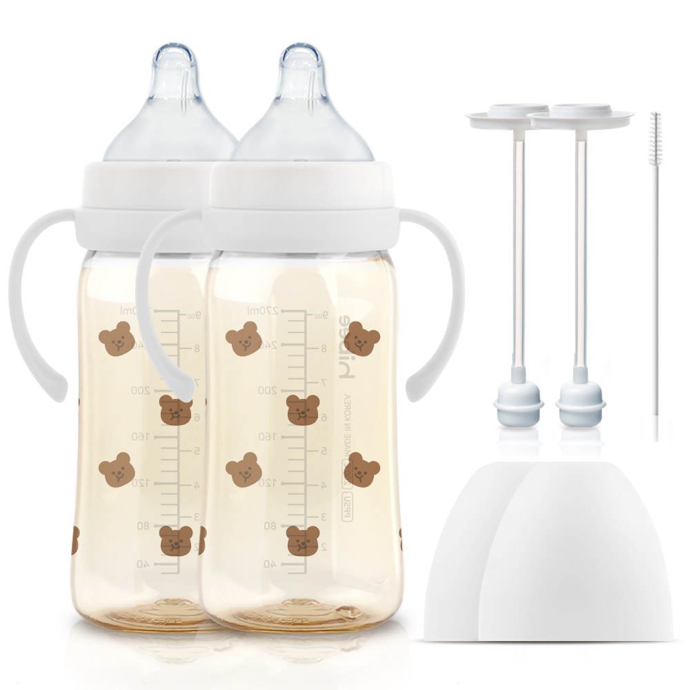 하이비 PPSU 배앓이방지 젖병 270ml 트윈팩+핸들2p+추타입2p or 간편타입2p 45,500원