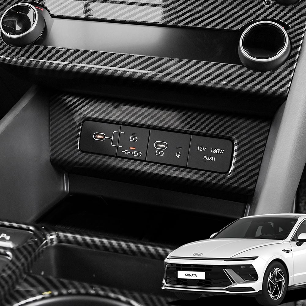 쏘나타 디엣지 튜닝 충전 포트 몰딩 978+1298rR 18,640원