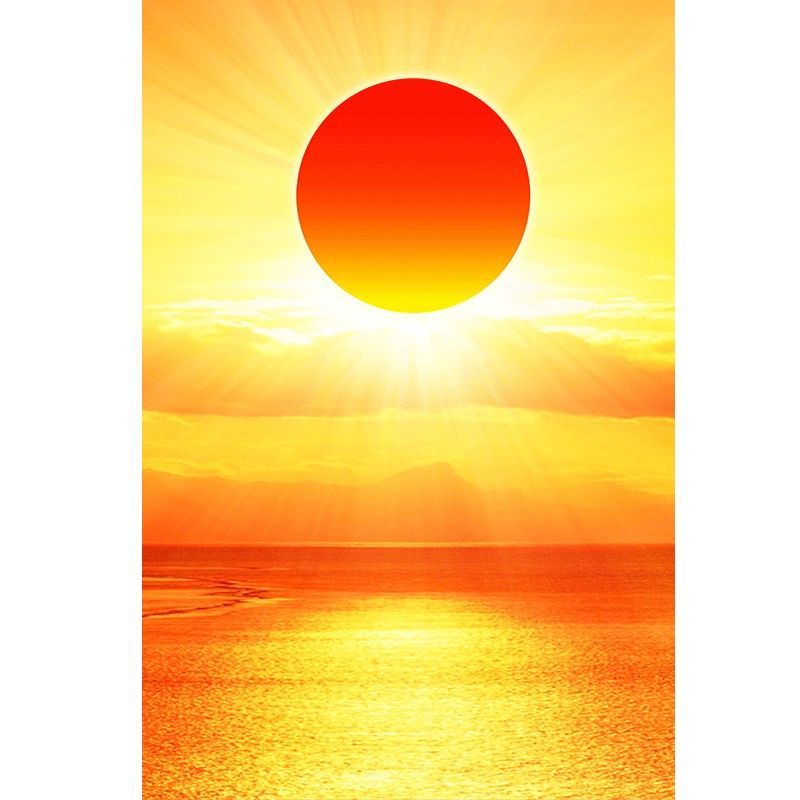 일출 태양 그림 행운을 불러오는 재물 불러오는 장식화 3D보석십자수 캔버스형 비즈십자수 금전운 상승 행복과 행운 불러오는 대형 액자형 인테리어 그림 17,420원