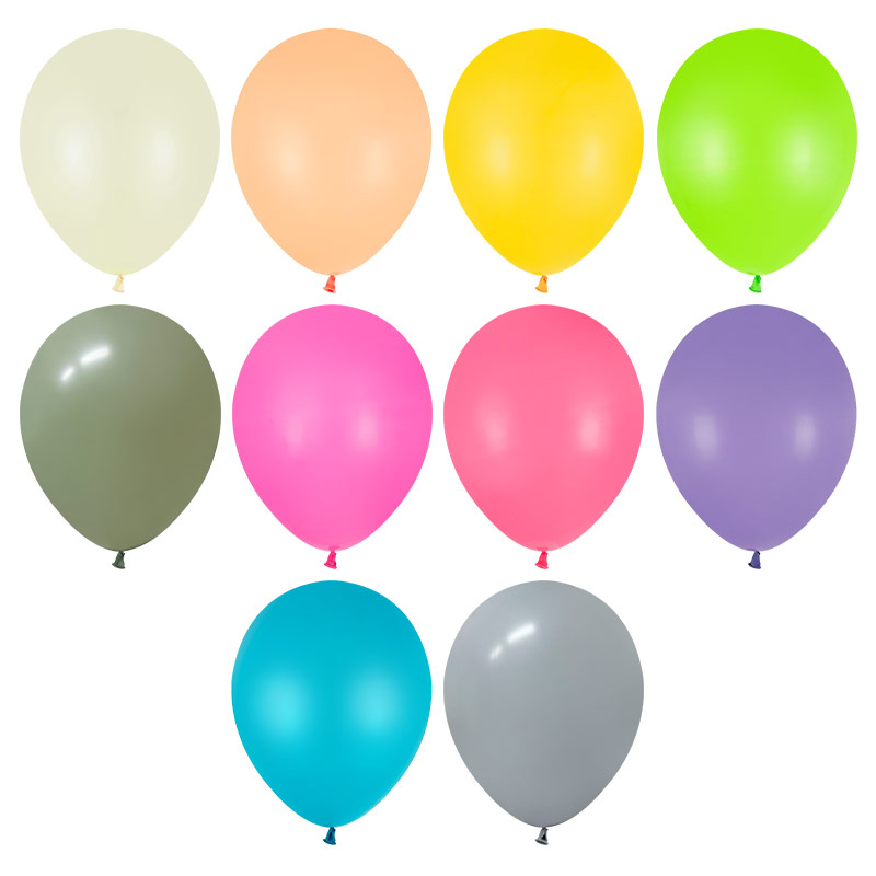 조이텍스 라운드풍선 30cm 파스텔 혼합 / 전문가용 고무풍선 파티풍선 생일파티 이벤트풍선, 100입 13,000원