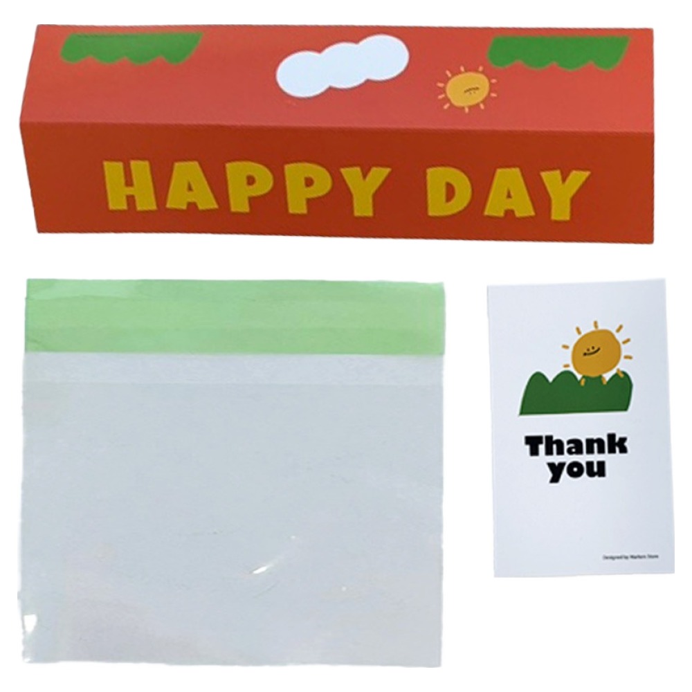 마커스스토어 알록달록 해피데이 헤더택 포장 대, 오렌지, 30개 14,610원