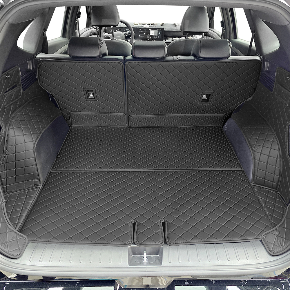 비비키 프리미엄 풀커버 트렁크매트, 더뉴 투싼NX4 하이브리드 (스피커O) 2023~, 블랙 128,000원