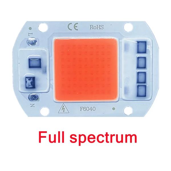 COB LED 칩 식물 성장등 풀 스펙트럼 AC 110V 220V 드라이버 불필요 실내 조명 묘목 재배등 광원 13,770원